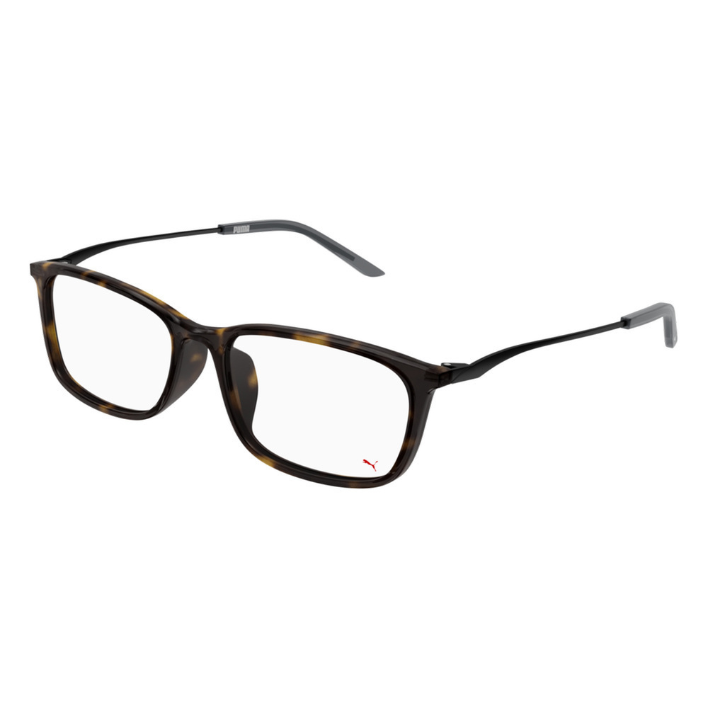 NWT PUMA PE0166OA 002 Havana Ruthenium Eyeglasses